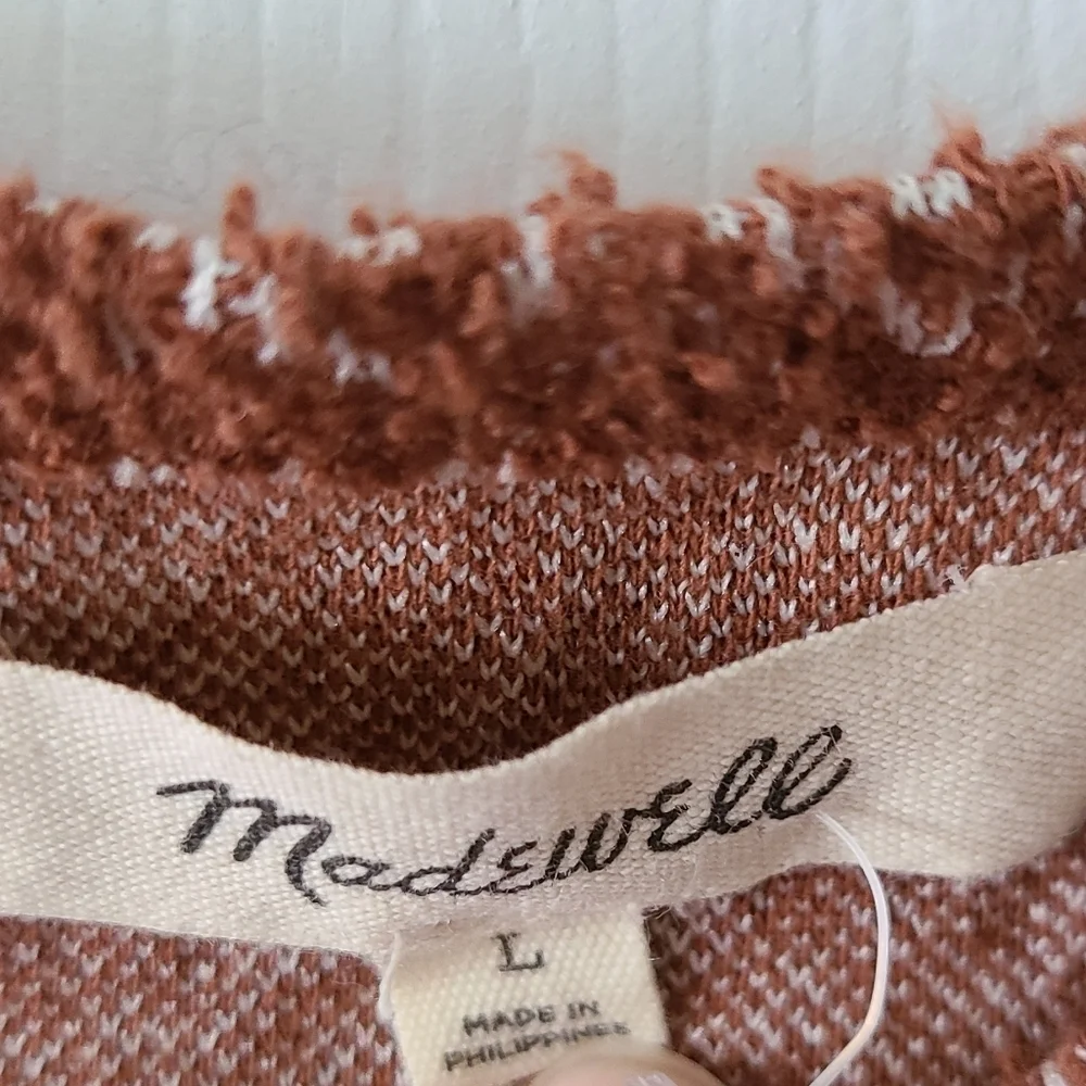 Madewell Jacquard Puff Sleeve Crop